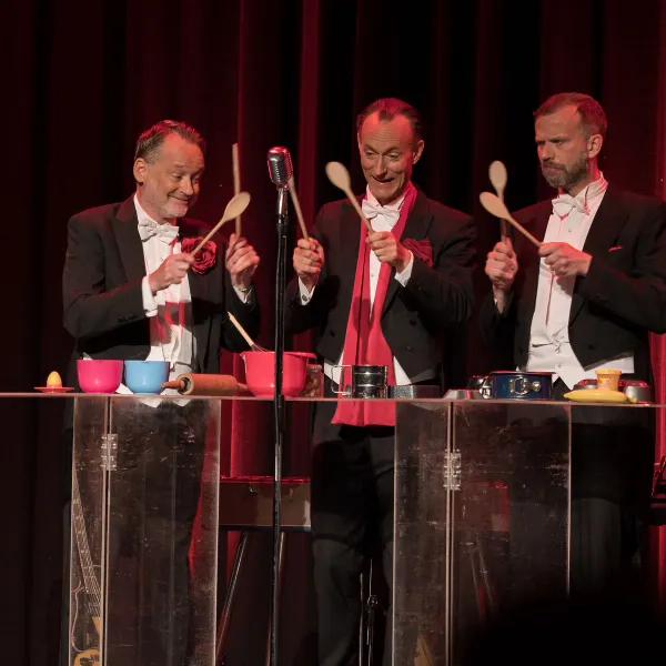 Auch Percussion auf alltäglichen Gegenständen klappt prima