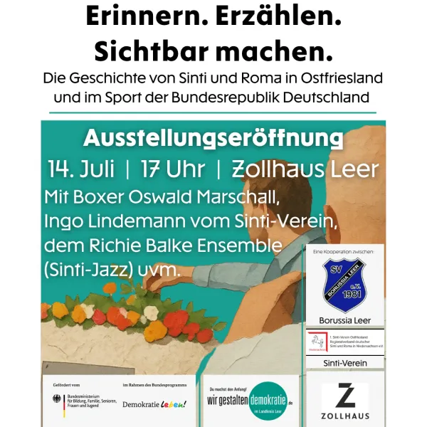 Ankündigungsplakat mit allen wesentlichen Veranstaltungsinformationen