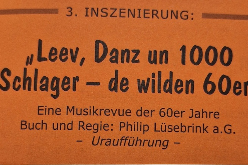 Leev, Danz un 1000 Schlager - de wilden 60er