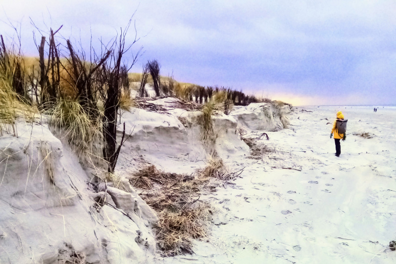 Am Strand von Juist