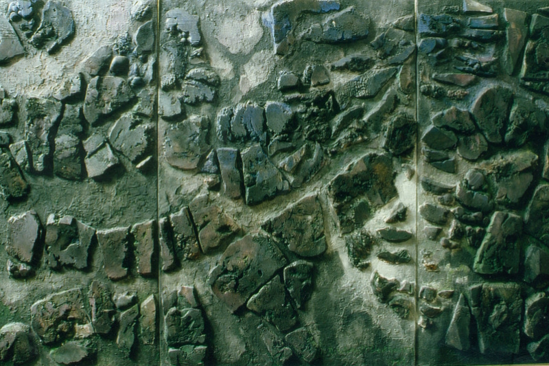 Ruth Schmidt Stockhausen: Schwarze Felswand 1989, WVZ 0079
