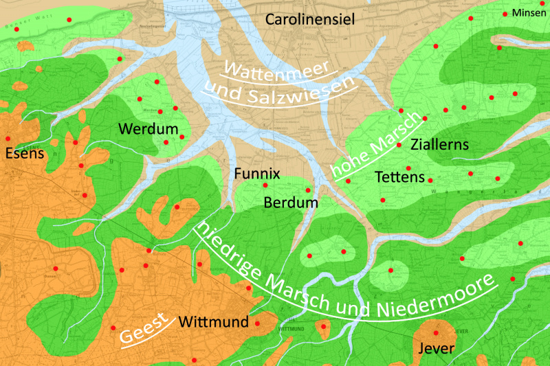 Die Harlebucht im frühen Mittelalter