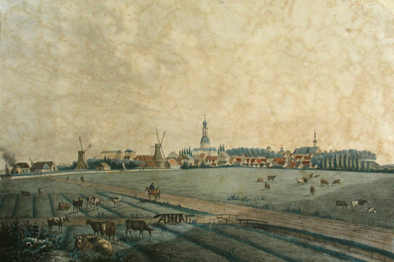 Das Schloss Jever gemalt vom Woltersberg