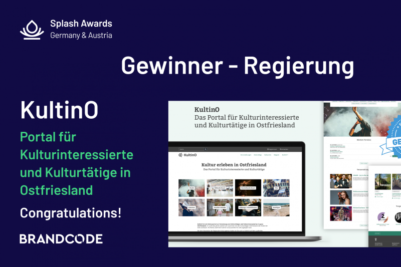 Gewinner in der Kategorie Regierung ist KultinO!