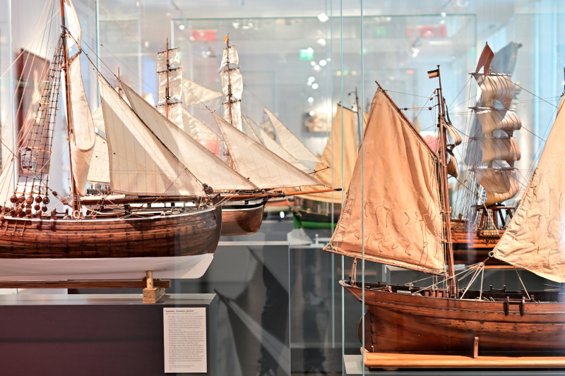 Modelle historischer Schiffstypen