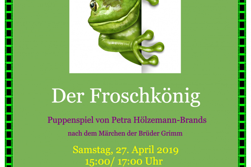 "Der Froschkönig" Aufführungsposter