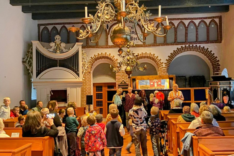 Aufführungsfoto 2024, Kulturkirche Tergast "Die Regentrude"