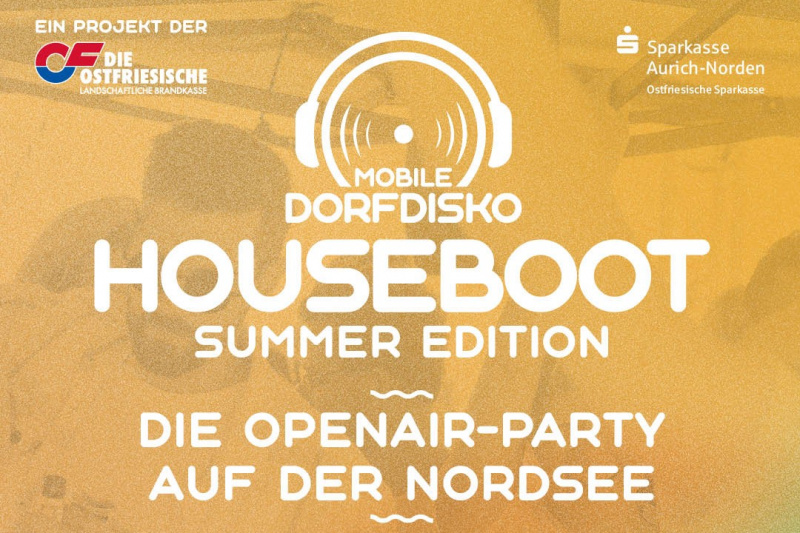 Mobile Dorfdisko Houseboot Summer Edition