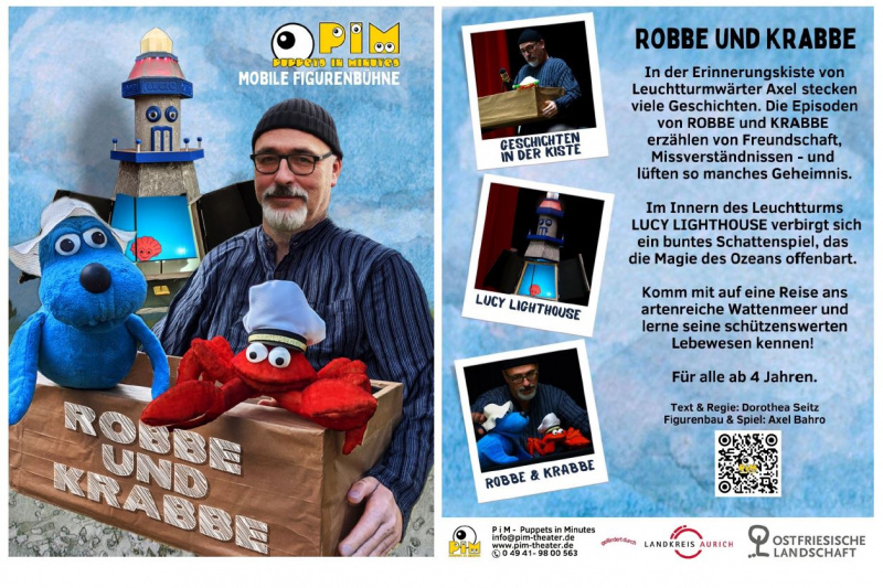 Flyer "Robbe & Krabbe"