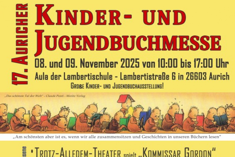 17. Auricher Kinder- und Jugendbuchmesse