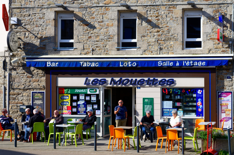 Straßenszene in Plouguerneau
