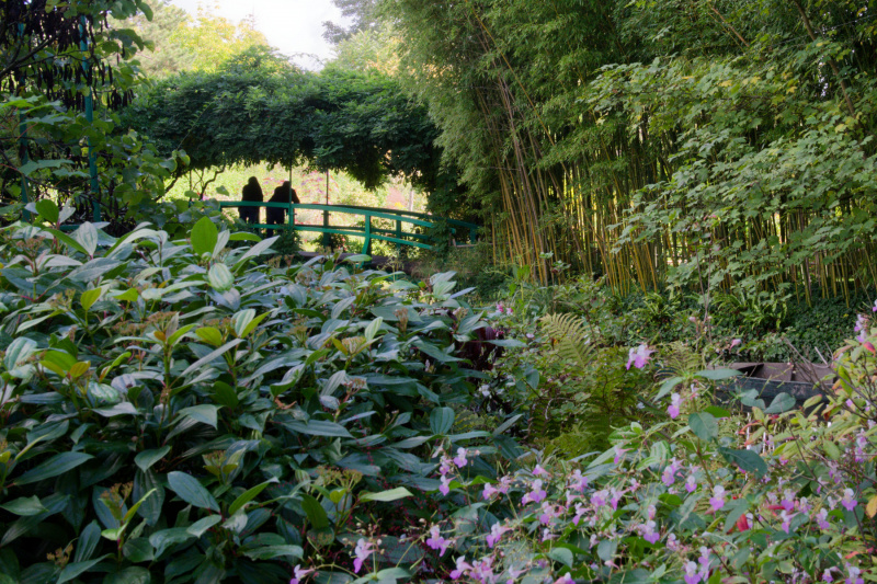 Die Brücke im Garten von Claude Monet