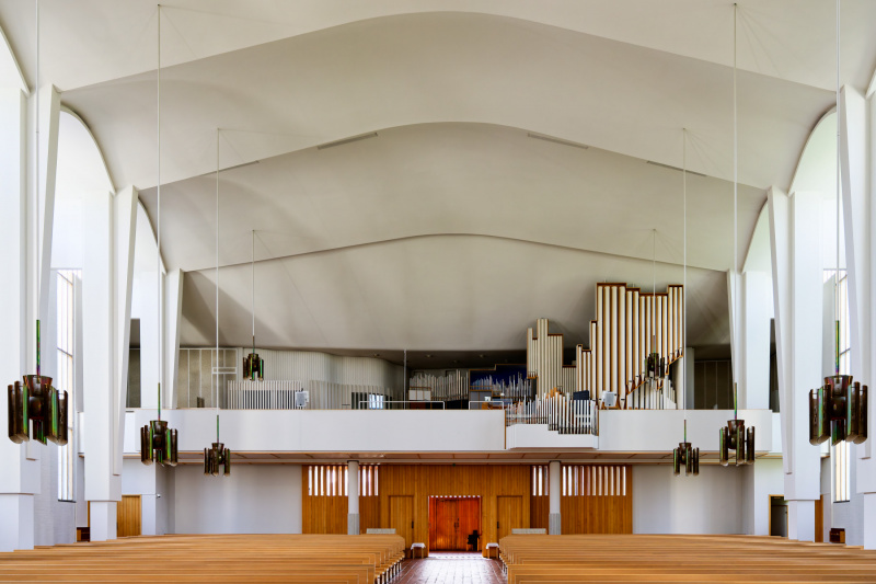 Lakeuden Risti Kirche von Alvar Aalto in Seinäjoki
