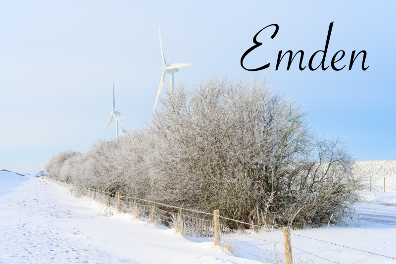 Winter am Emsdeich
