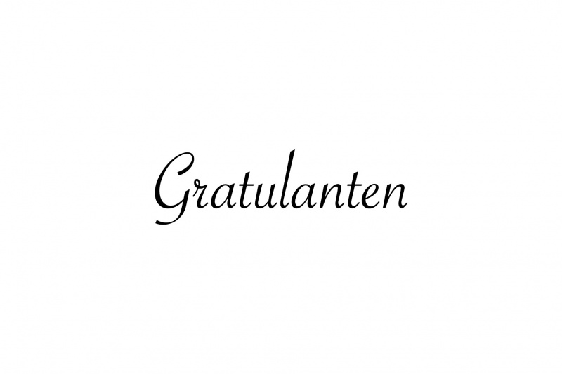 Titel: Gratulanten