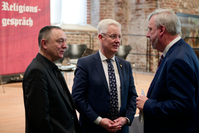 Gregor Strelow und Matthias Groote im Gespräch mit Klaas-Dieter Voß