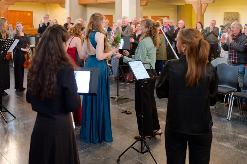 Blumen für die Solistinnen