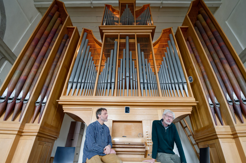 Die mächtige Schuke-Orgel