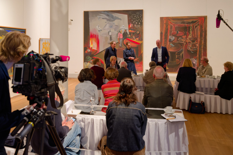 Impressionen von der Pressekonferenz zur Eröffnung: SAT war dabei