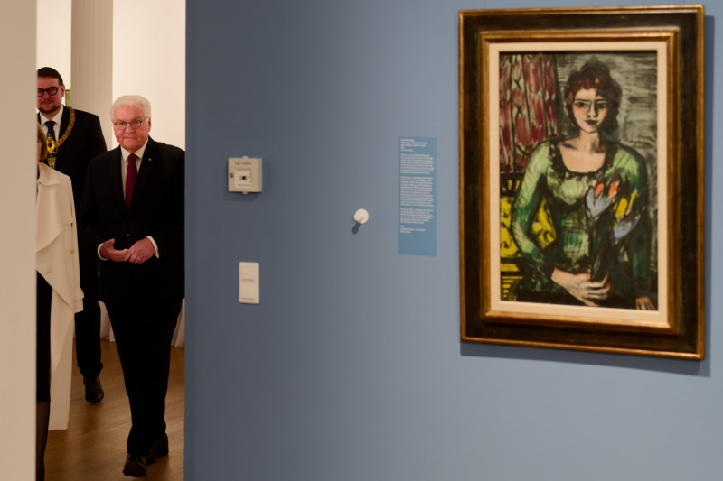 Frank-Walter Steinmeier erscheint