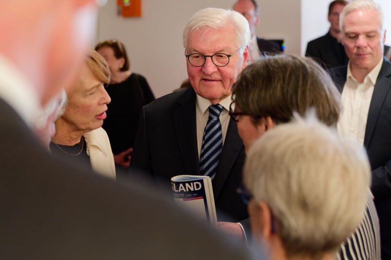 Der Bundespräsident mit dem Ostfriesland Magazin