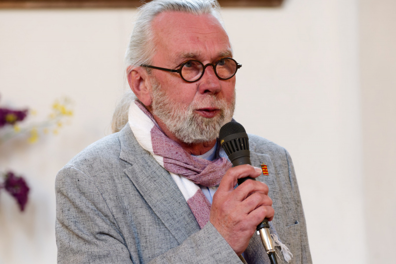 Organisator des Krummhörner Orgelfrühlings: Pastor Siek Postma