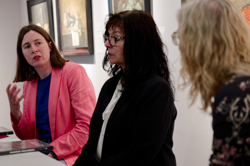 Dr. Constanze Köster erläutert die Ziele der Museumsförderung der Fielmann Group AG