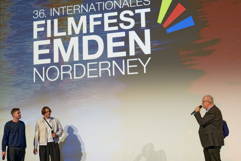 Edzard Wagenaar interviewt die Filmemacher Max Gies und Zoran Alexander Garic