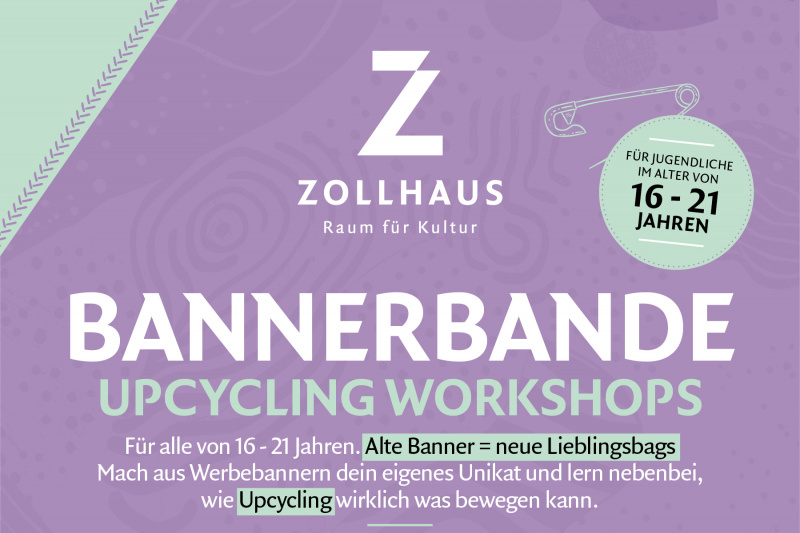 Plakat Bannderbande-Upcycling-Workshops