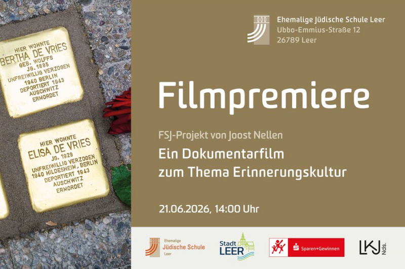 Plakat Filmpremiere: Ein Dokumentarfilm zum Thema Erinnerungskultur