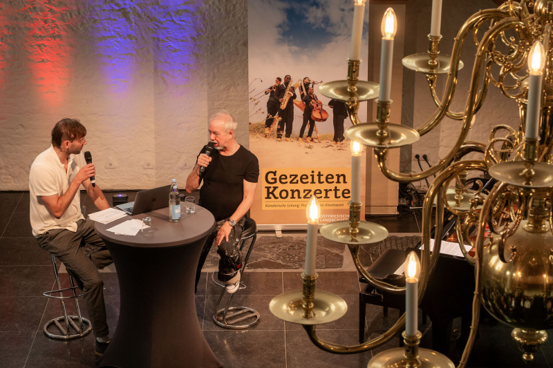 Gespräch in historischer Kulisse: Groenewold und Zerlett