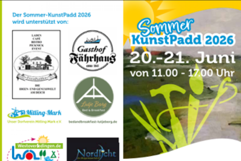 Flyer SommerKunstPadd Mitling-Mark 2026
