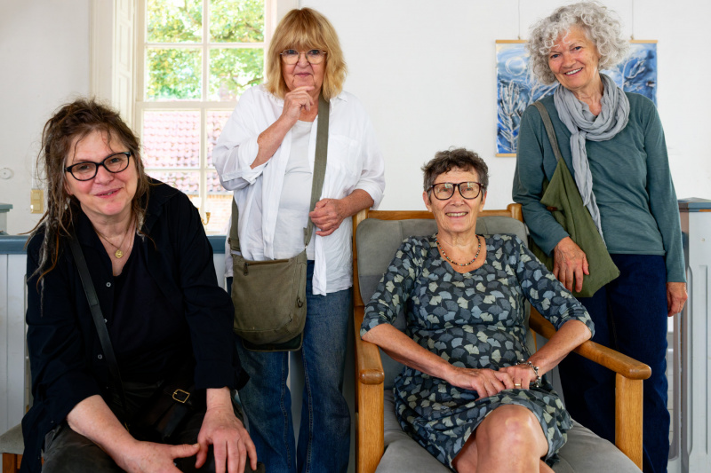 Die Kunstweiber: Anette Janssen, Gaby Mrongowius, Hielkje van Damme und Katharina Schultz