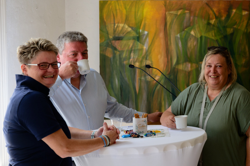 Das Team vom Heimatverein: Aafke Weermann, Gerald Hagen und Martina Diekmann
