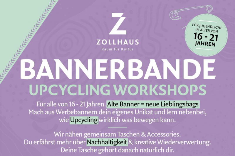 Bannerbande: Upcycling-Workshops