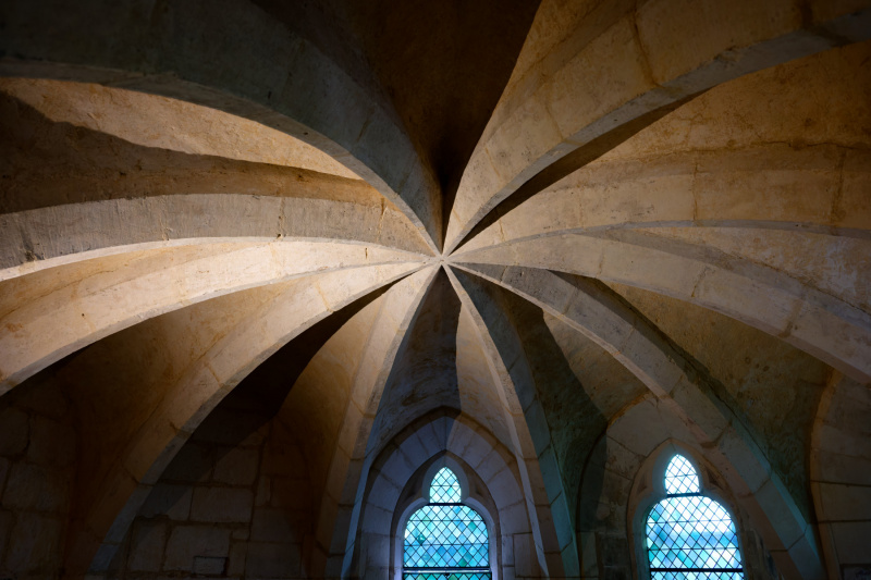 In der Krypta (9. Jahrhundert) der Abbaye Saint-Germain