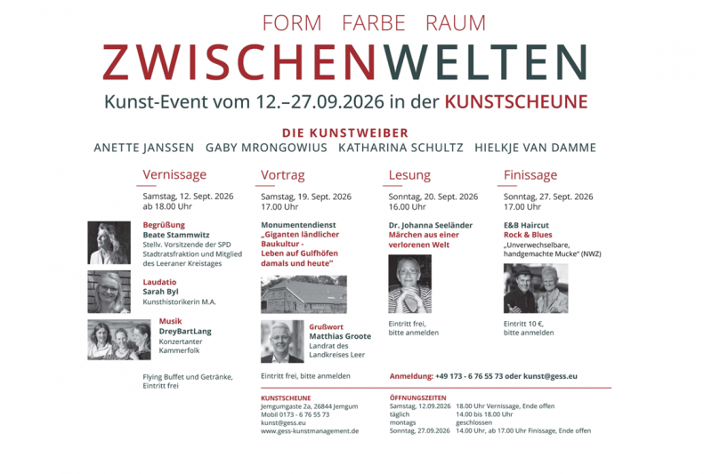 Übersicht Kunstgezeiten 12 Zwischenwelten