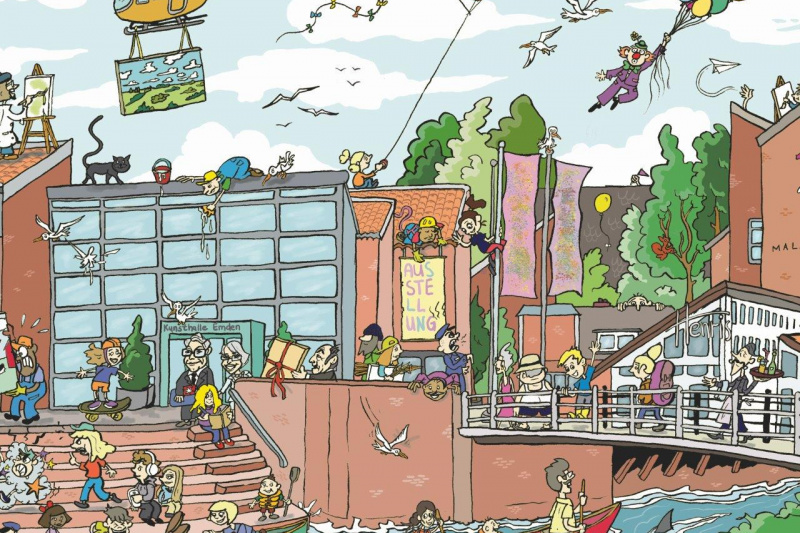 Die Kunsthalle im Wimmelbuch von Jens Natter