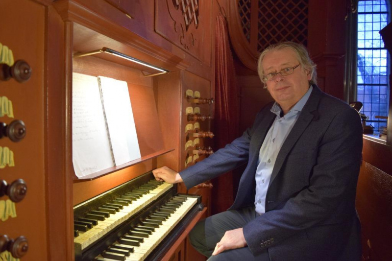 Pieter Dirksen an der Arp Schnitger-Orgel Weener