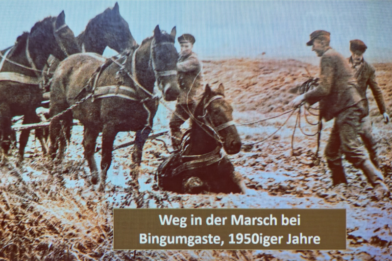 In den 50er Jahre gab es noch keine befestigten Wirtschaftswege, da musste man mit Unfällen rechnen