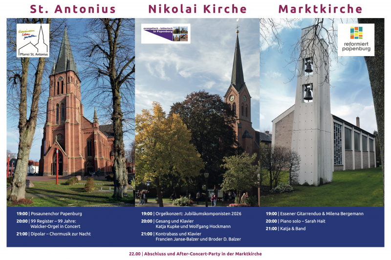 Flyer Lange Nacht der Kirchen
