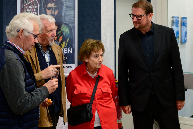 Dr. Jan Amelsbarg, Alt-OB Alwin Brinkmann mit Gattin und OB Tim Kruithoff