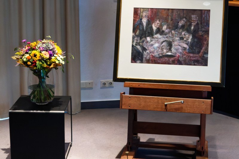 Das Geburtstagsgeschenk der Sparkassenstiftung: Otto Gleichmanns "Herrengesellschaft"