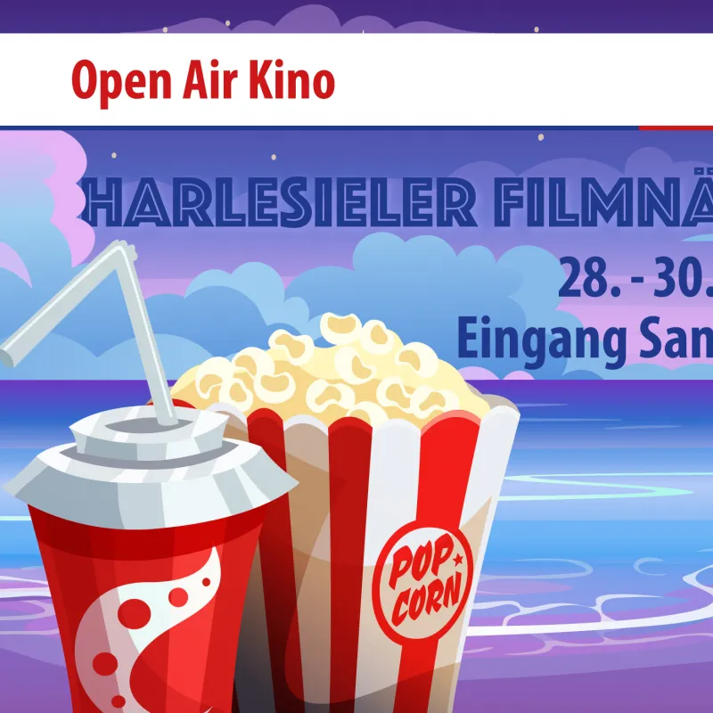 Hauptbild der Veranstaltung Harlesieler Filmnächte - Open Air Kino