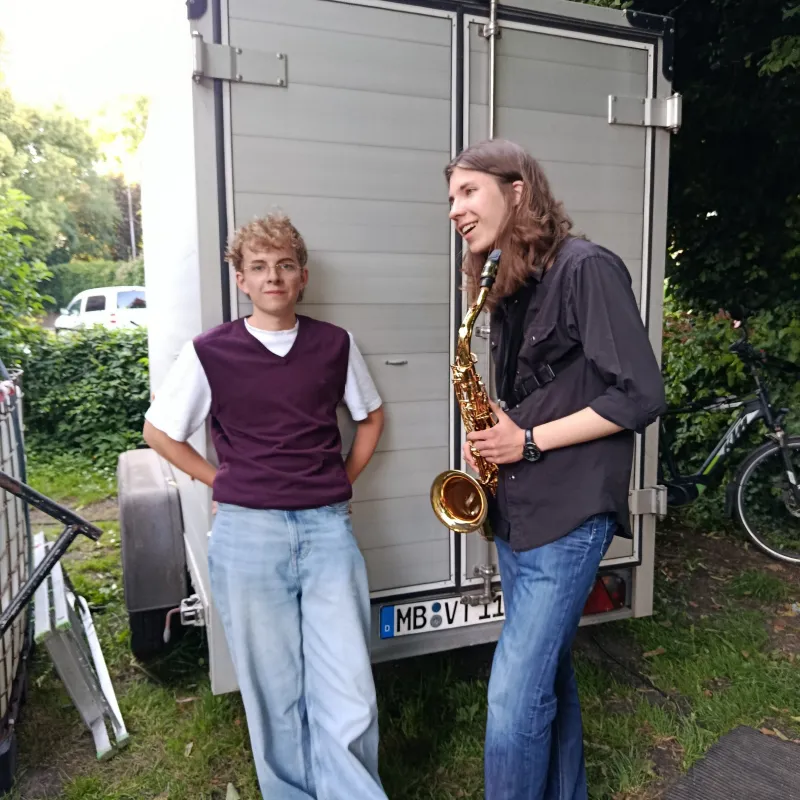 Till und Tom der Theaterwerkstatt der Hochschule Emden/Leer