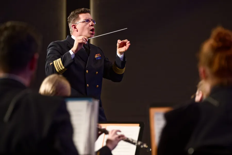 Bester Laune: Fregattenkapitän Matthias Prock