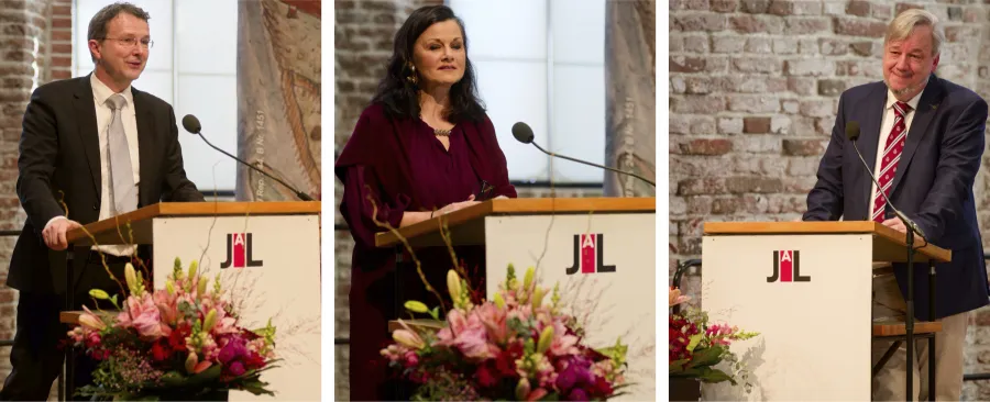 Als "tolles kulturelles Erbe" bezeichnet Prof. Dr. Kęstutis Daugirdas die Ausstellung. Die Parlamentarische Staatssekretärin Gitta Connemann (CDU) plädiert für anderen Umgang mit Politikern. Stellt besondere Exponate vor: Kurator Dr. Klaas-Dieter Voß