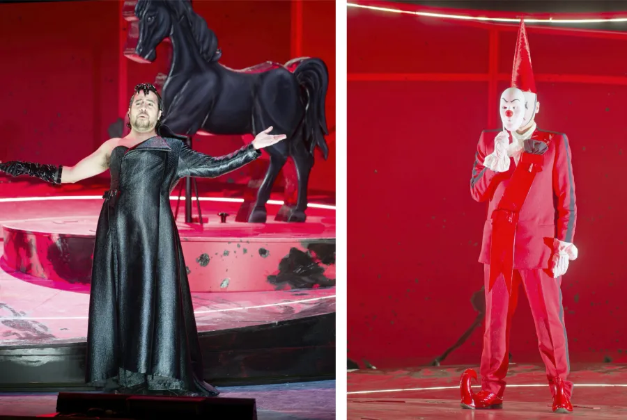 Herzensbrecher ohne eine Spur von Gewissen: der Duca di Mantova (David Soto Zambrana) Bietet sich als Mörder an: Tobias Hieronimi als Sparafucile