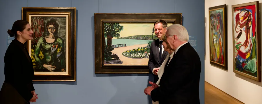Ganz zu Anfang: Frank-Walter Steinmeier in der Kunsthalle