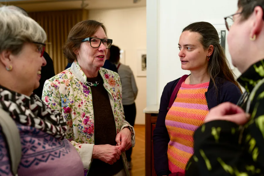 Gefragte Gesprächspartnerin: Ida Oelke und Gäste